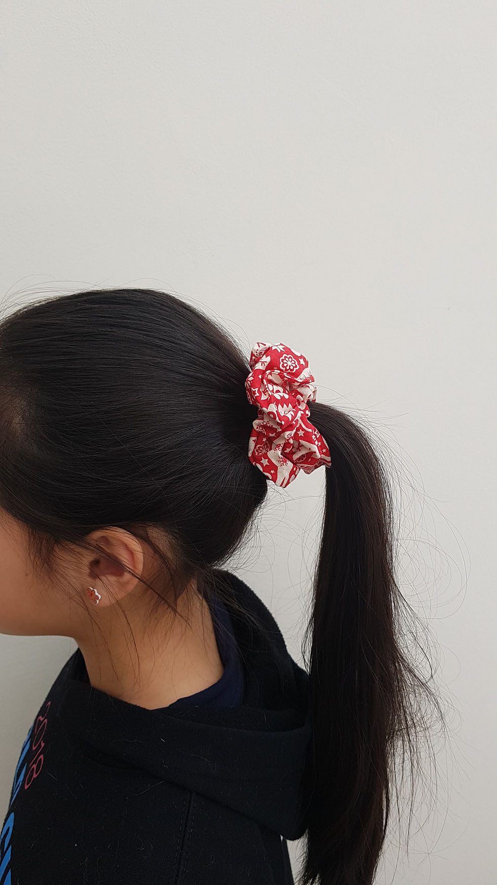 Thumbnail: Once upon a Scunchie/Handmade in Melbourne/Scandi Stag Red/Cotton