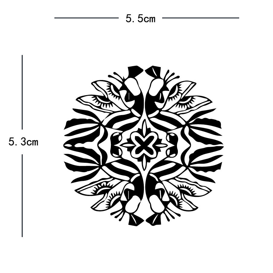 Thumbnail: Bird Pattern Tattoo - Symbol of Freedom and Happiness
