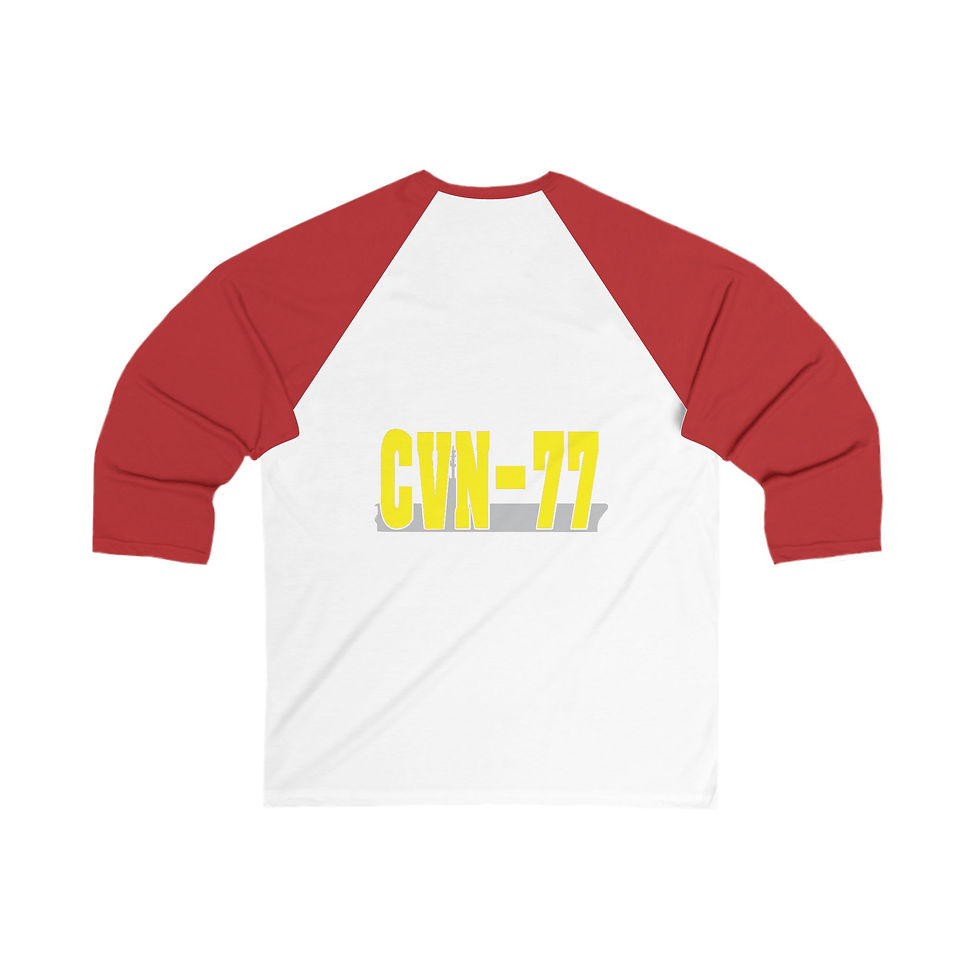 Thumbnail: USS George H W Bush CVN-77 Navy Carrier Design Baseball Tee 