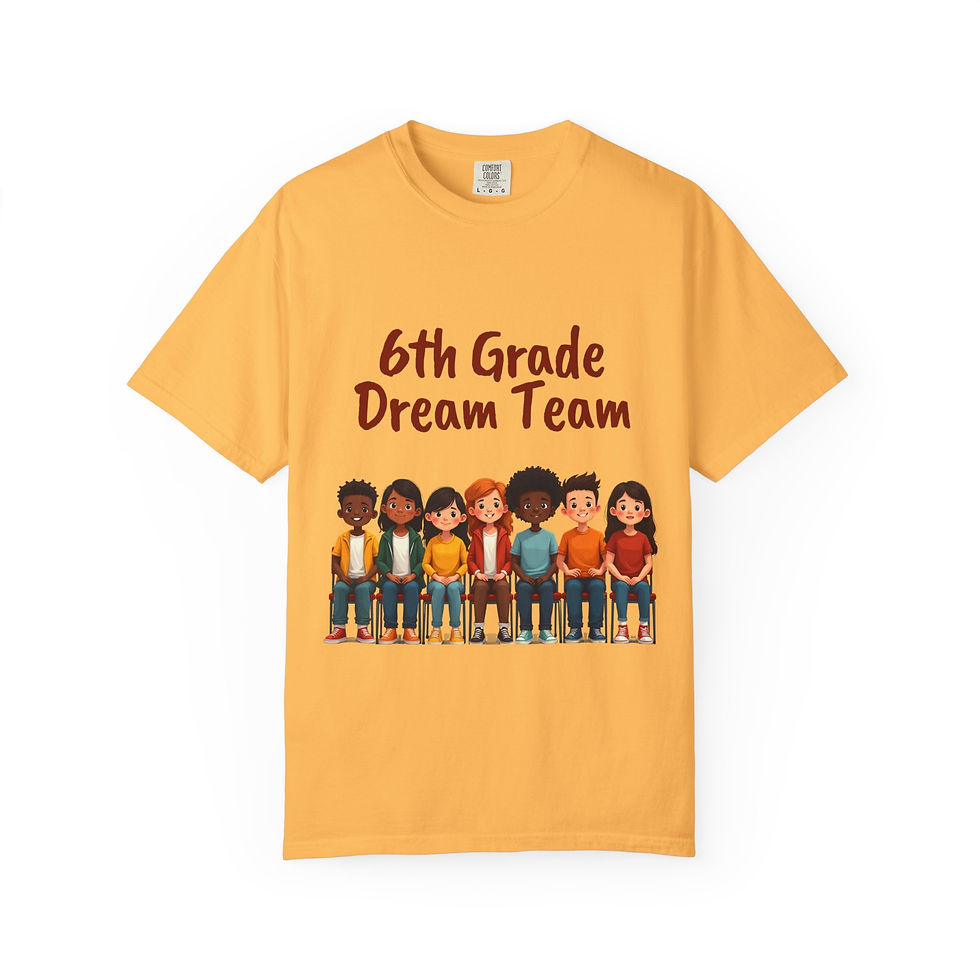 Thumbnail: 6th Grade Dream Team T-Shirt — Cute Classmates School Tee for Students  Teachers