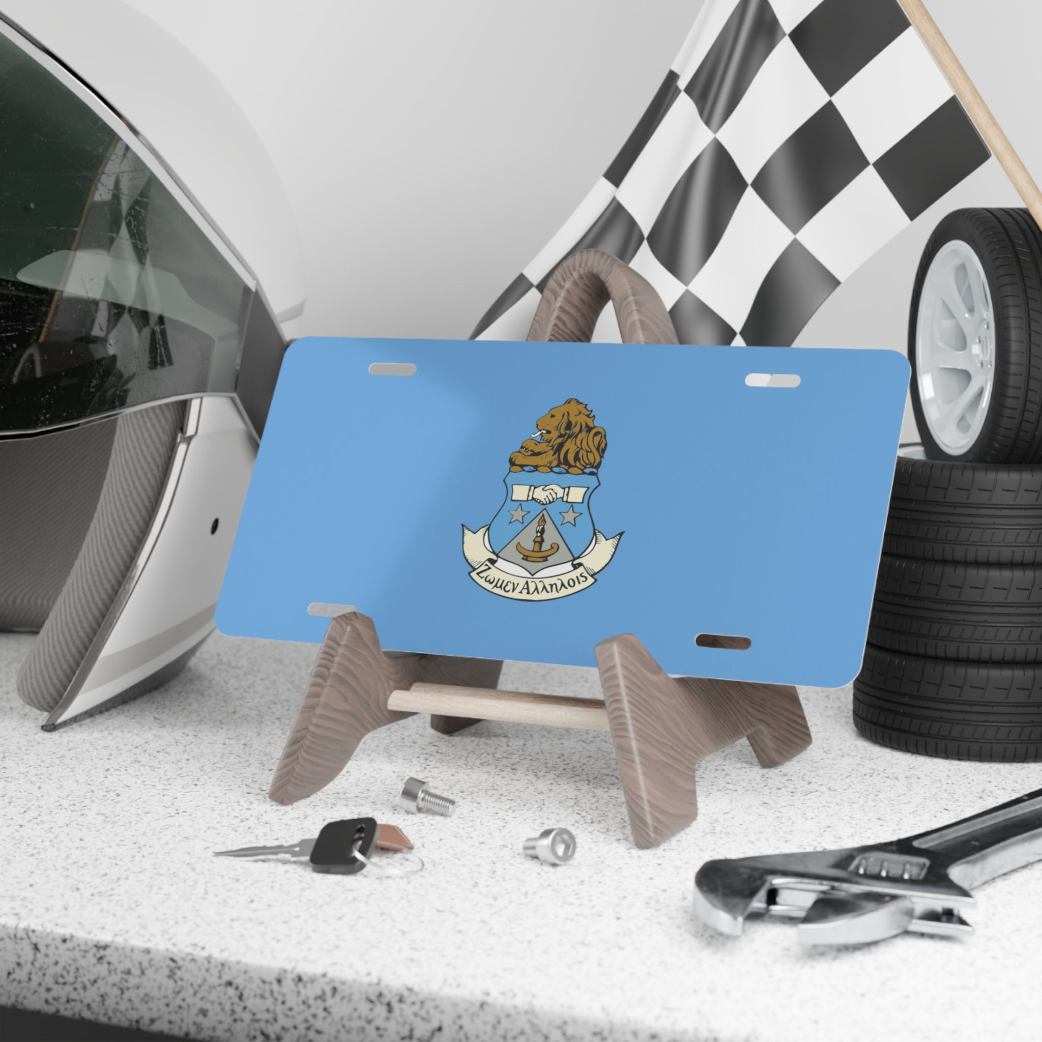 Alpha Delta Pi  Custom Vanity Plate, Personalized License Plate, 