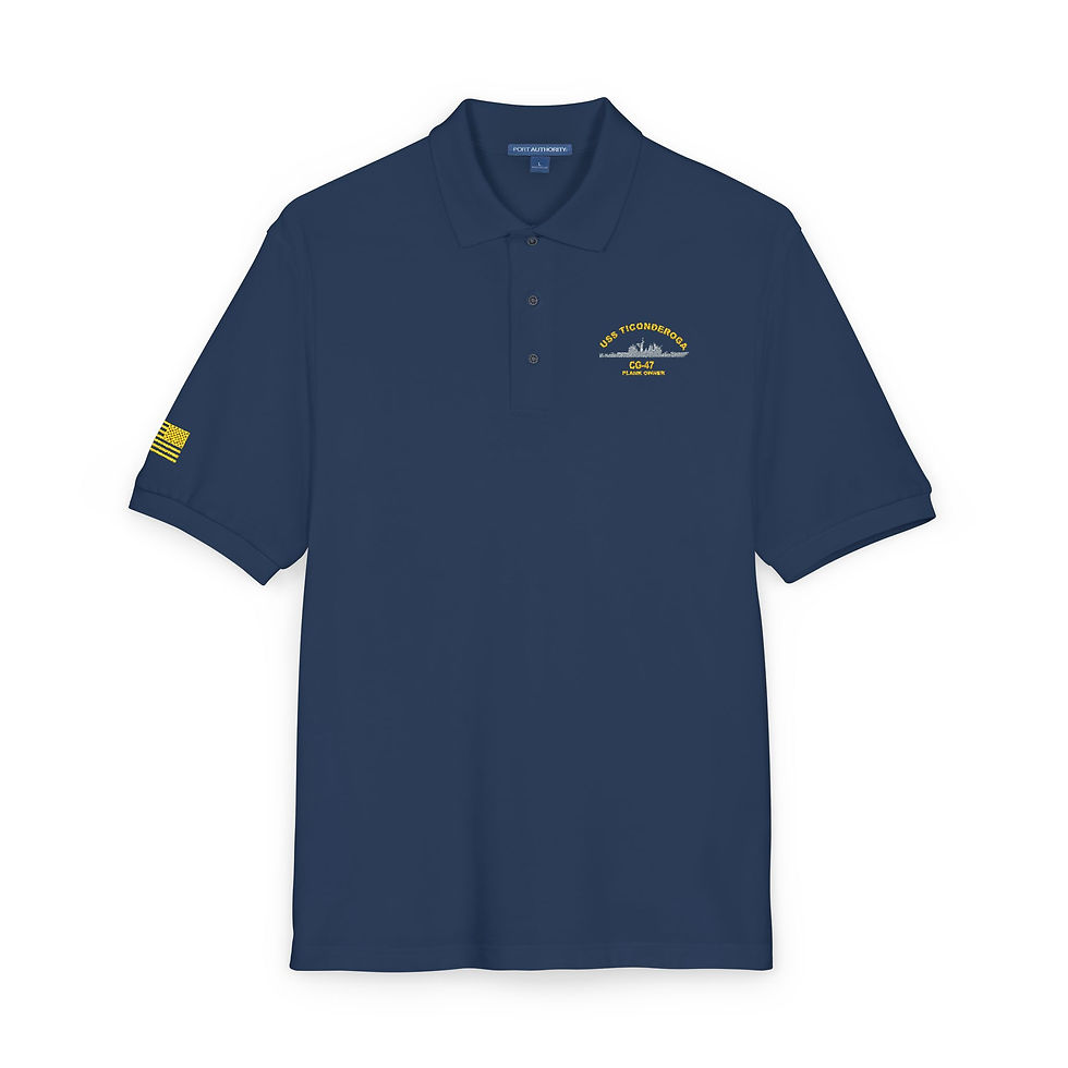 Thumbnail: USS TIconderoga PlankOwner  Embroidery, Navy Ship Gif
