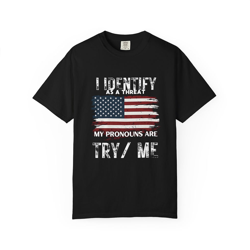 Thumbnail: American Flag T-Shirt — Distressed Patriotic Tee ("Liberty" Design)
