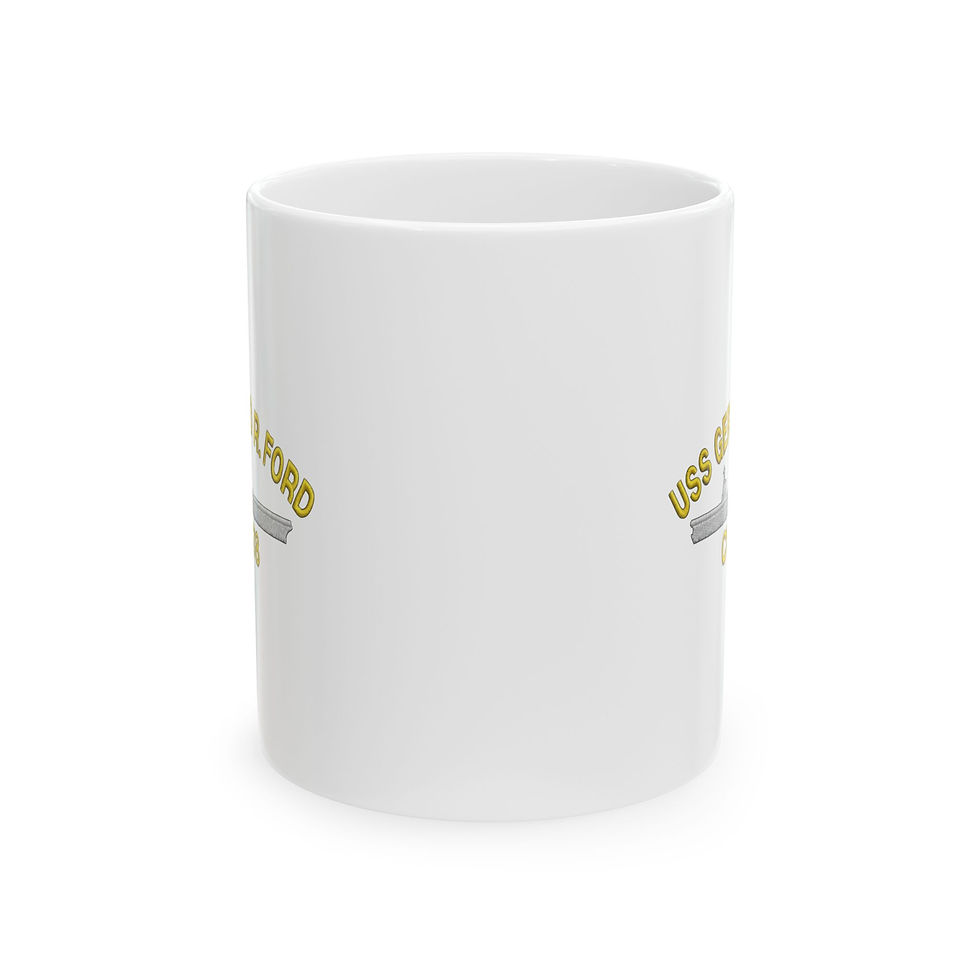 Thumbnail: USS Gerald R Ford Mug | Ceramic Coffee Cup 11oz 15oz