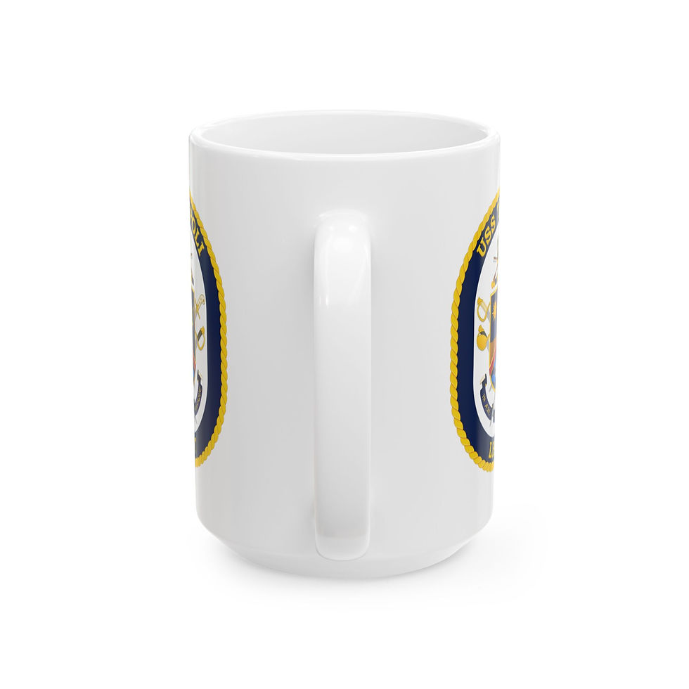Thumbnail: USS Tripoli  LHA 7 Mug | Ceramic Coffee Cup, Military Emblem