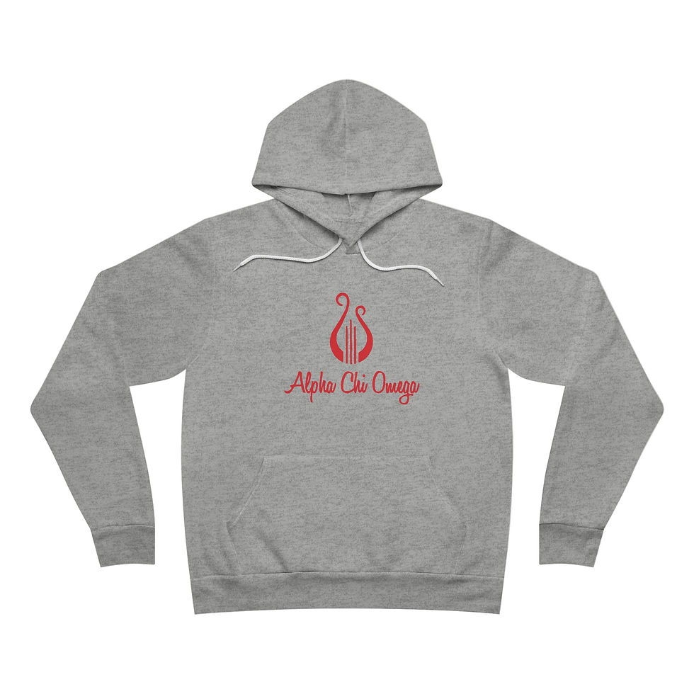Thumbnail: Alpha Chi Omega Embroidered Unisex Hoodie, Sorority Apparel, Comfortable [...]