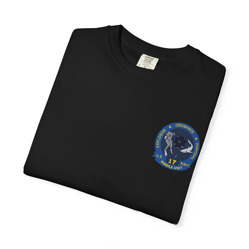 Thumbnail: Explosive Ordnance Disposal T-Shirt - It's A Blast! Unisex Garment-Dyed Tee