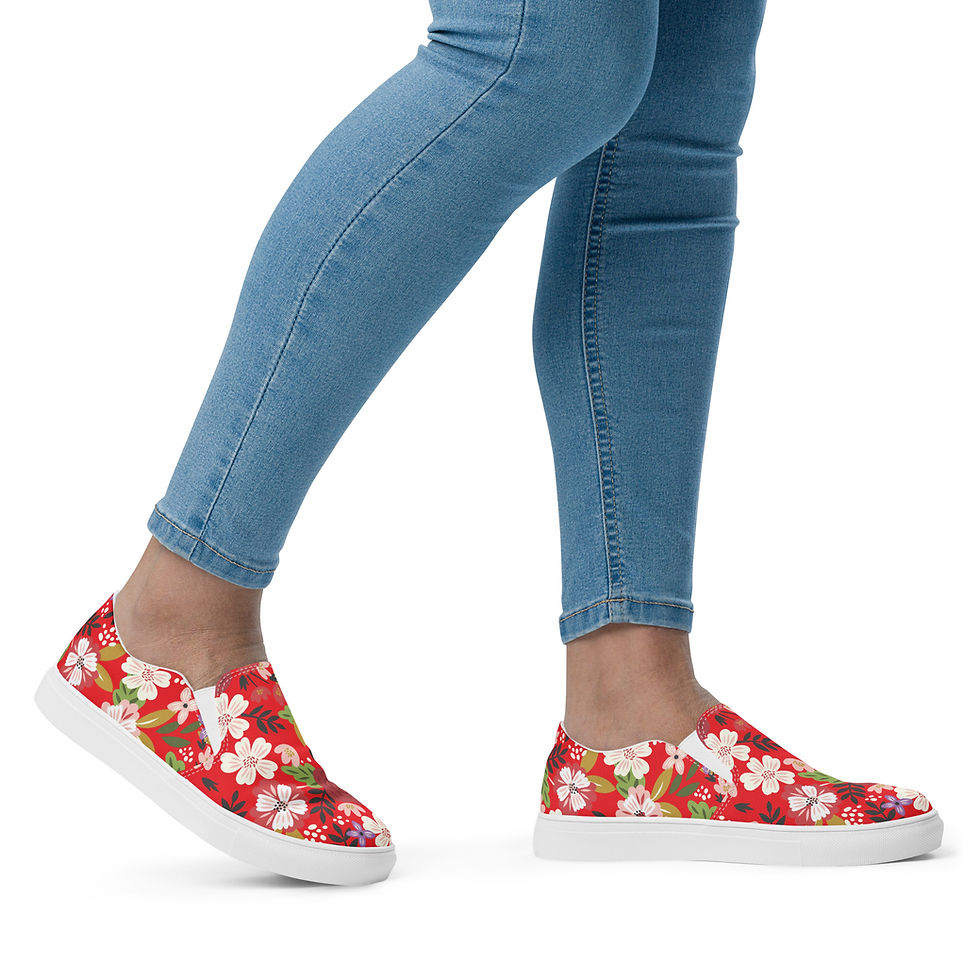 Thumbnail: ACO Women’s slip-on canvas shoes