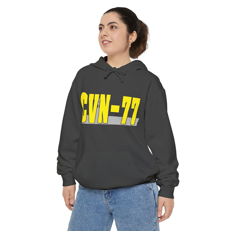 Thumbnail: USS George H W Bush CVN-77 Aircraft Carrier Logo Hoodie 