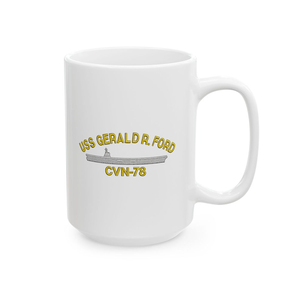 Thumbnail: USS Gerald R Ford Mug | Ceramic Coffee Cup 11oz 15oz