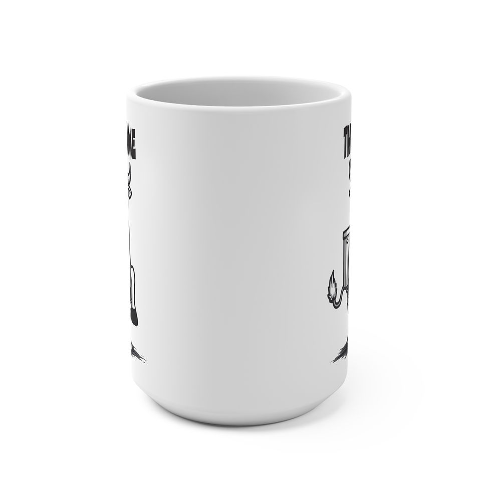 Thumbnail: This Is Some Cow Sitting On Toilet Mug 15oz | Funny Farm Animal Humor