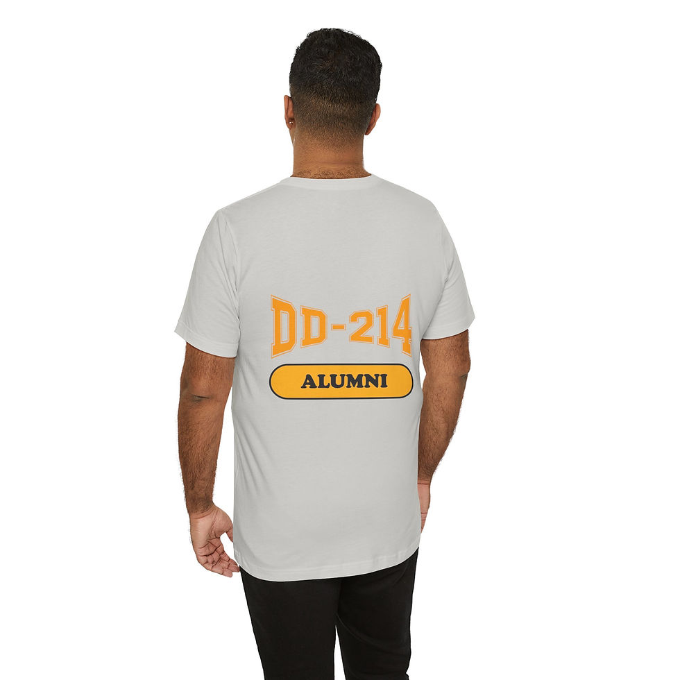 Thumbnail: DD-214 Alumni Unisex Jersey Tee - Celebrate Your Military Legacy