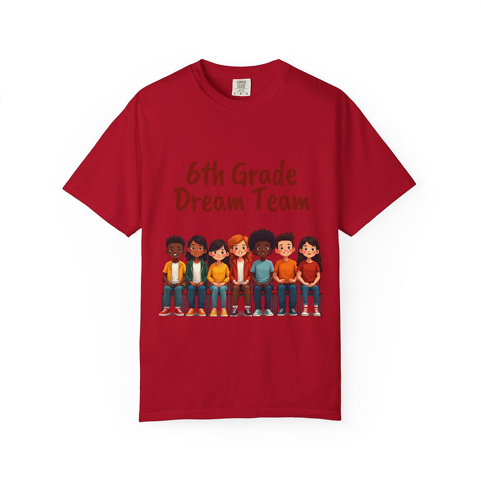 Thumbnail: 6th Grade Dream Team T-Shirt — Cute Classmates School Tee for Students  Teachers