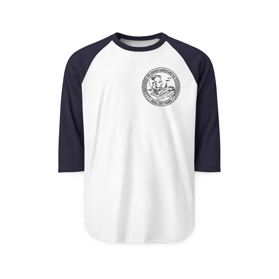 Thumbnail: USS Abraham Lincoln CVN  72 3/4 Sleeve Baseball Tee
