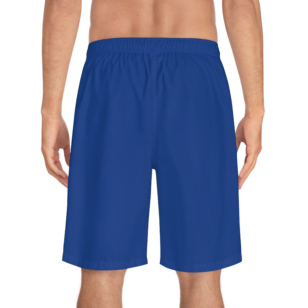 Thumbnail: USNS Comfort  Crest Board Shorts | Navy Blue Swim Trunks