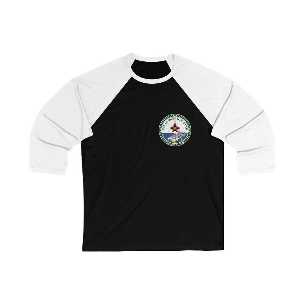 Thumbnail: USS George H.W. Bush Carrier Seal Baseball Tee 