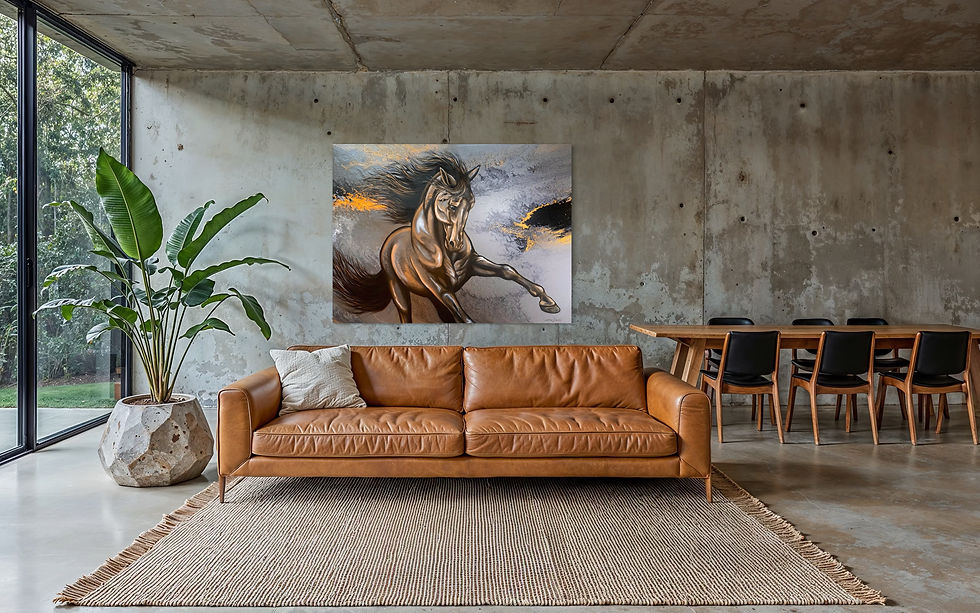 Miniature : Cheval - 60 x 46 po