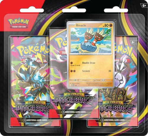 Pitch Black Three Pack Blister - Binacle ürün görseli