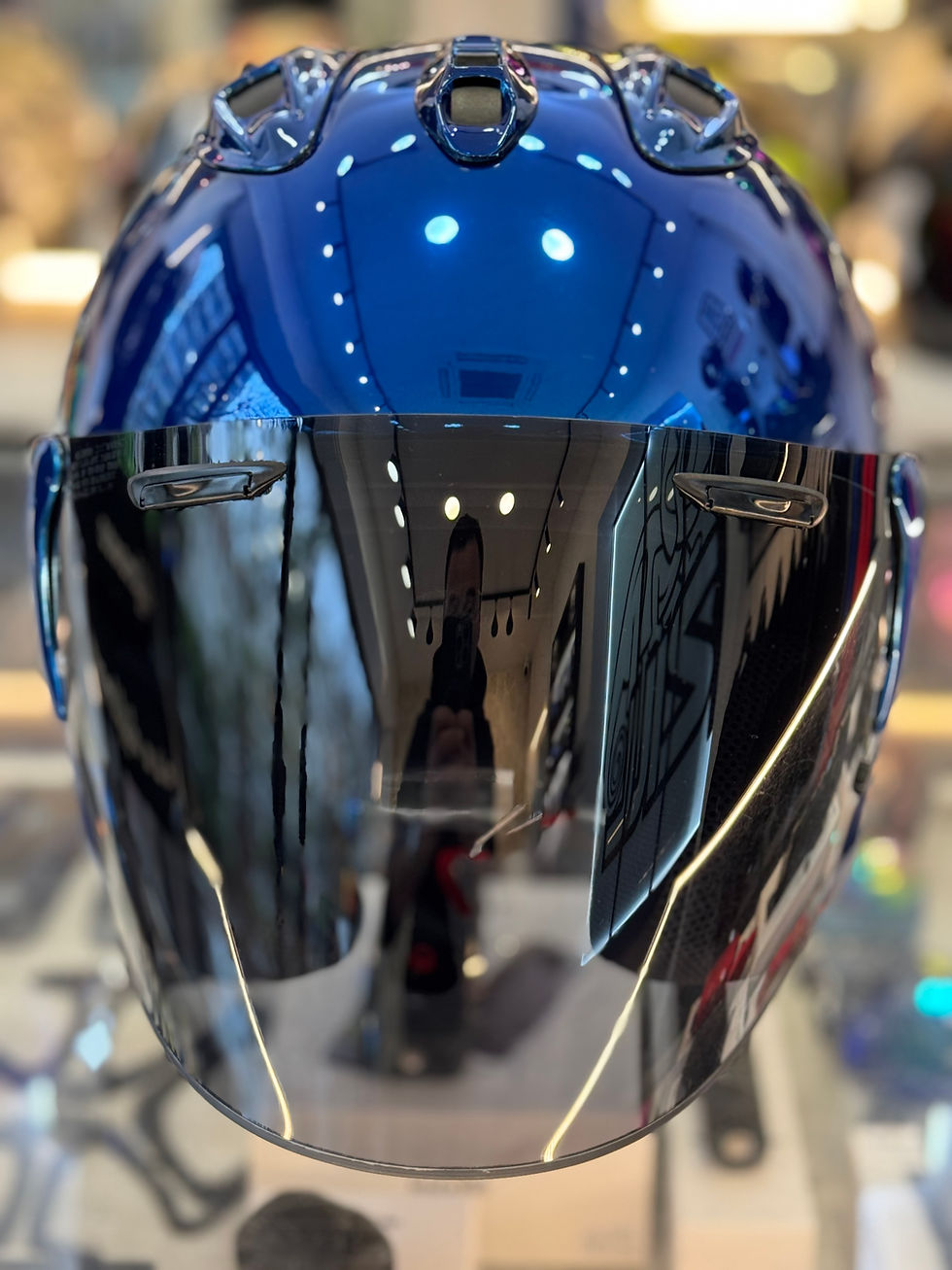 Thumbnail: ARAI SZR VAS evo Chrome  BLEU edition