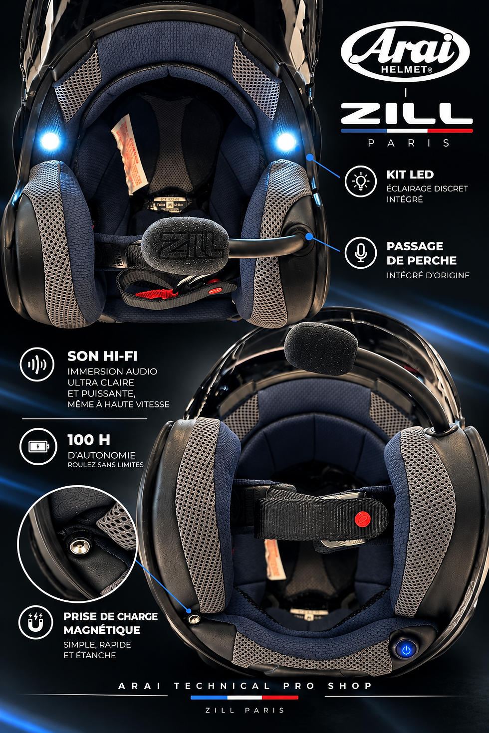 Thumbnail: ⚡ ARAI SZ-R VAS EVO 520 € + Intercom Hi-Fi ZILL 🎧 | Offre Exclusive 🔥
