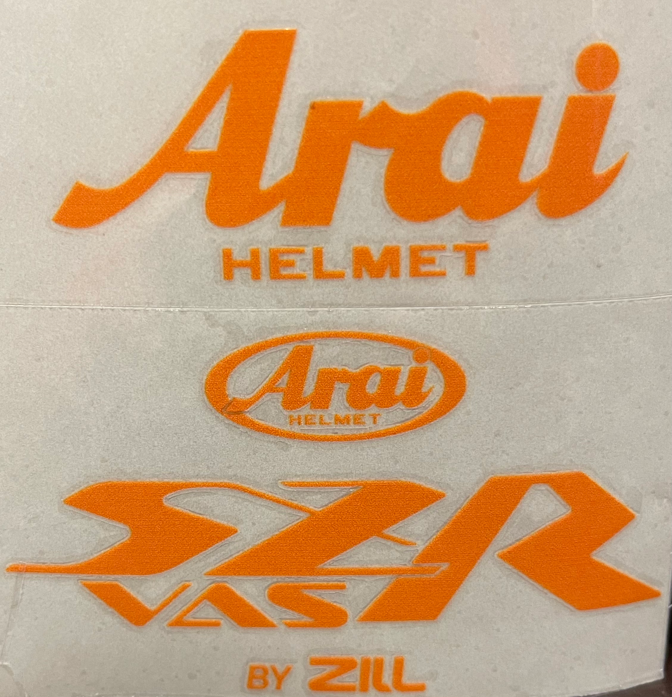 Sticker Arai SZR-VAS ORANGE