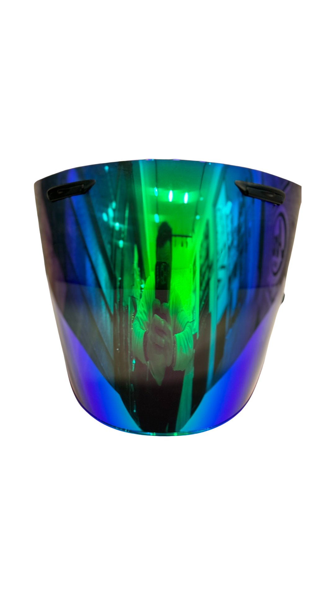 Visière adaptable iridium Bleu Verte SZ-R VAS/EVO