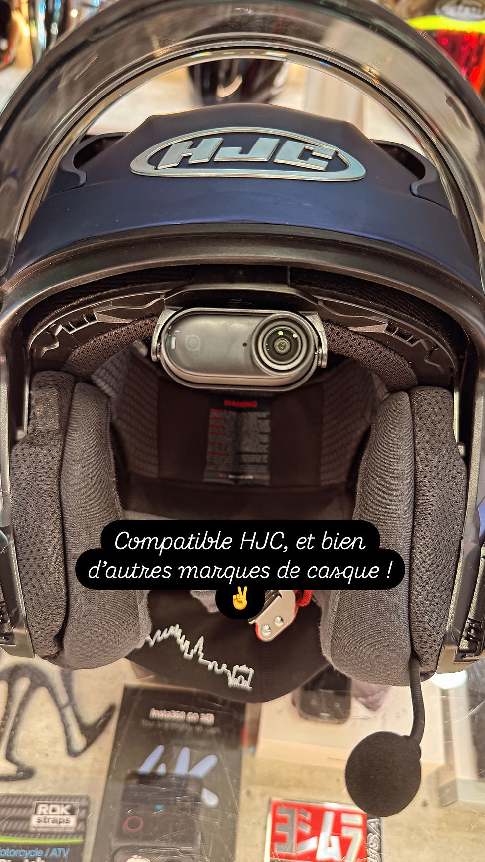 Thumbnail: ZILL GHOSTMOUNT – Support Caméra Moto x Insta360