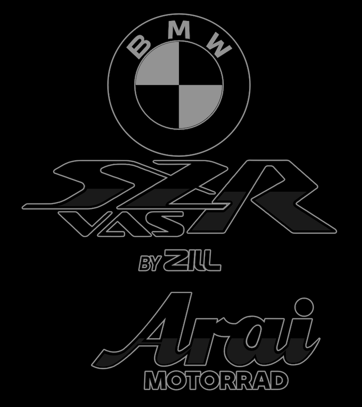 Sticker Arai  BMW Spectral Black SZR-VAS/EV