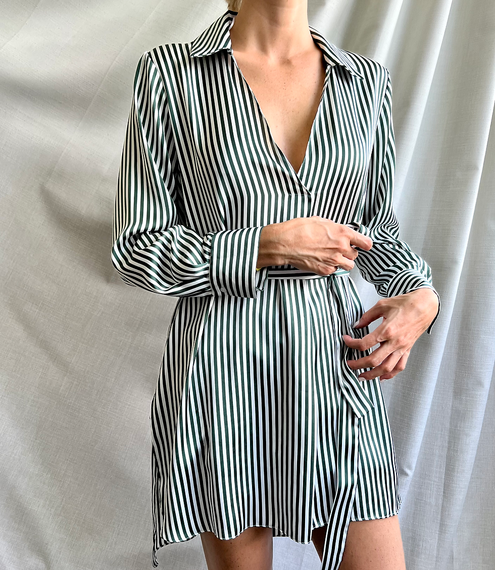 Miniatura: Blusa o Vestido Corto Rayas 