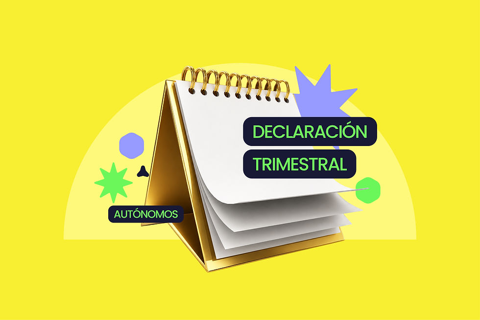 Declaracion trimestral autonomos: Declaración trimestral
