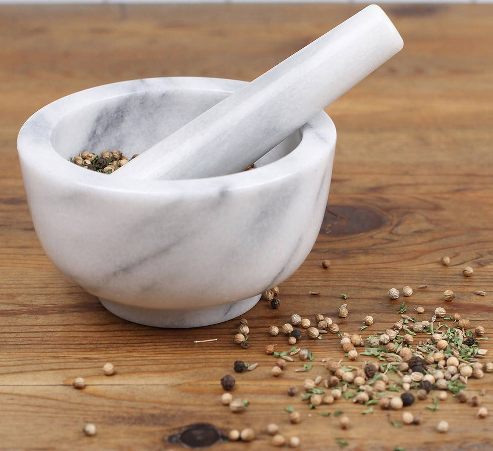 Thumbnail: Marble Mortar & Pestle