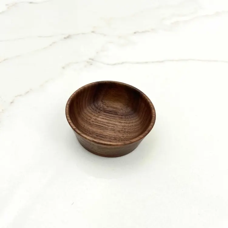 Thumbnail: JBrody&Co 2" Walnut Wood Condiment Cup