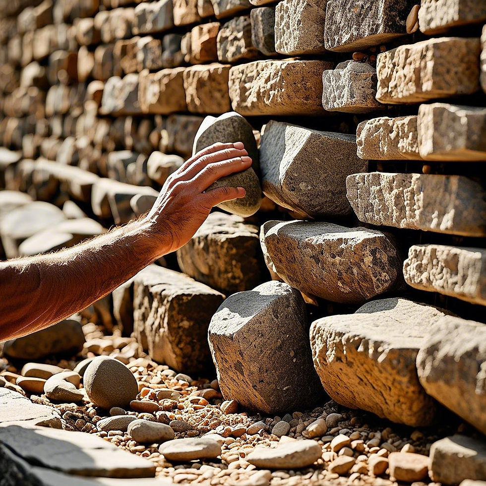 "Every believer strengthens the Church—like living stones in a fortress of love and unity"