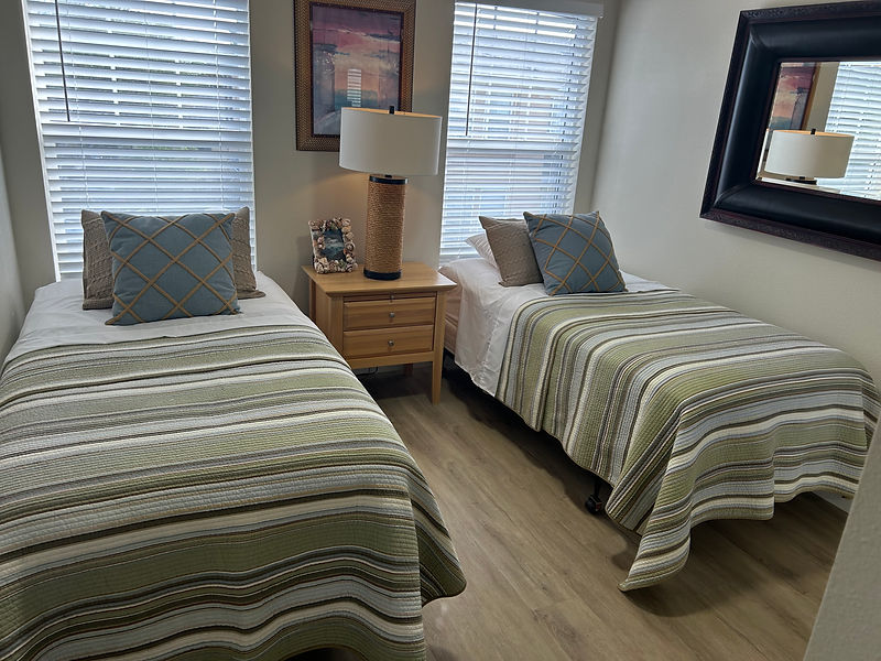 Remodeled secondary bedroom