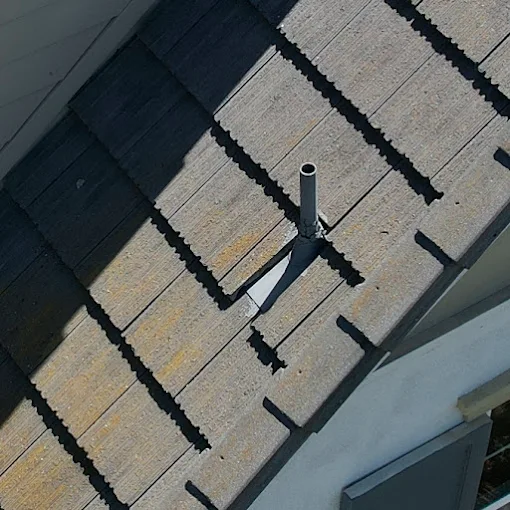 Roof inspected at the home inspection