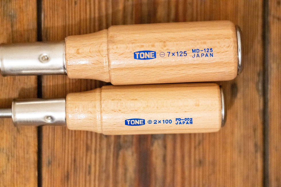 Thumbnail: Tone Wooden Screwdriver 2pcs set