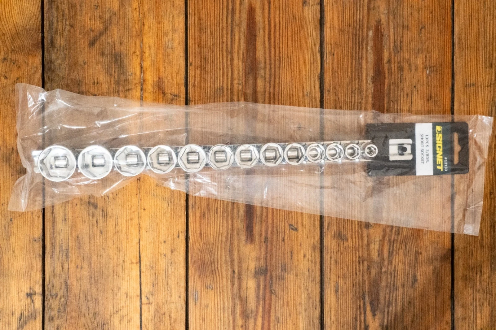 SIGNET 12133 3/8DR 13PC stubby socket set