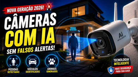 Câmeras Inteligentes com IA: Como Funcionam e Por que Estão Revolucionando a Segurança em 2026