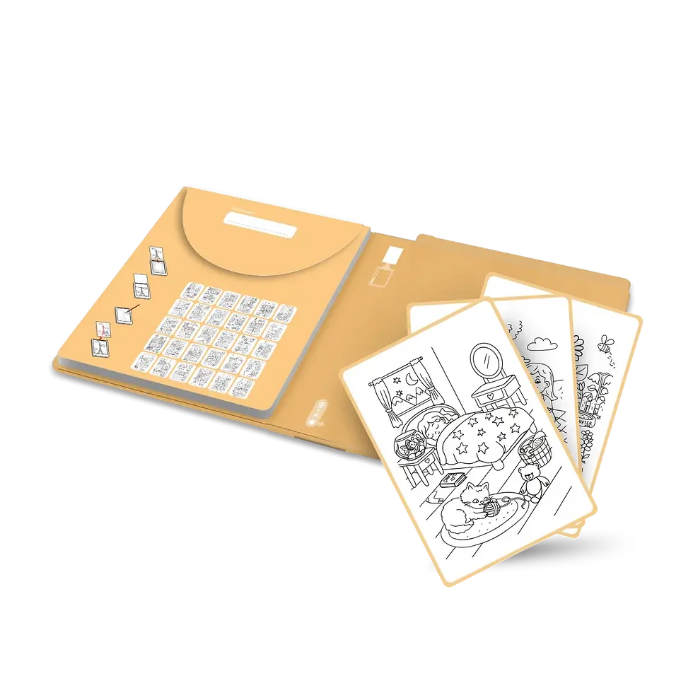 Refill-Kidydraw-pad-dessins-décalquer-animaux-compagnie-6-ans-Kidywolf