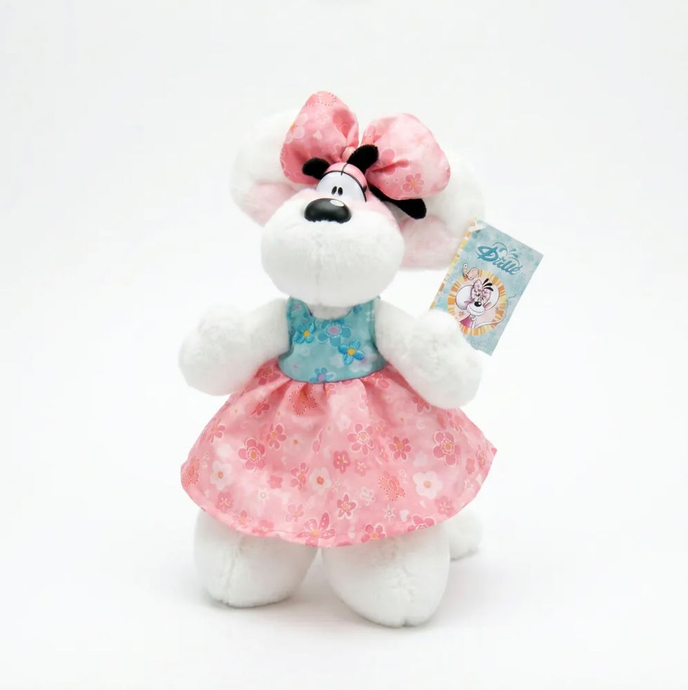 Peluche-Diddlina-robe-summer-20cm
