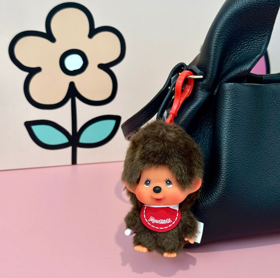 Porte-clé-Monchhichi-Big-Head-Boy