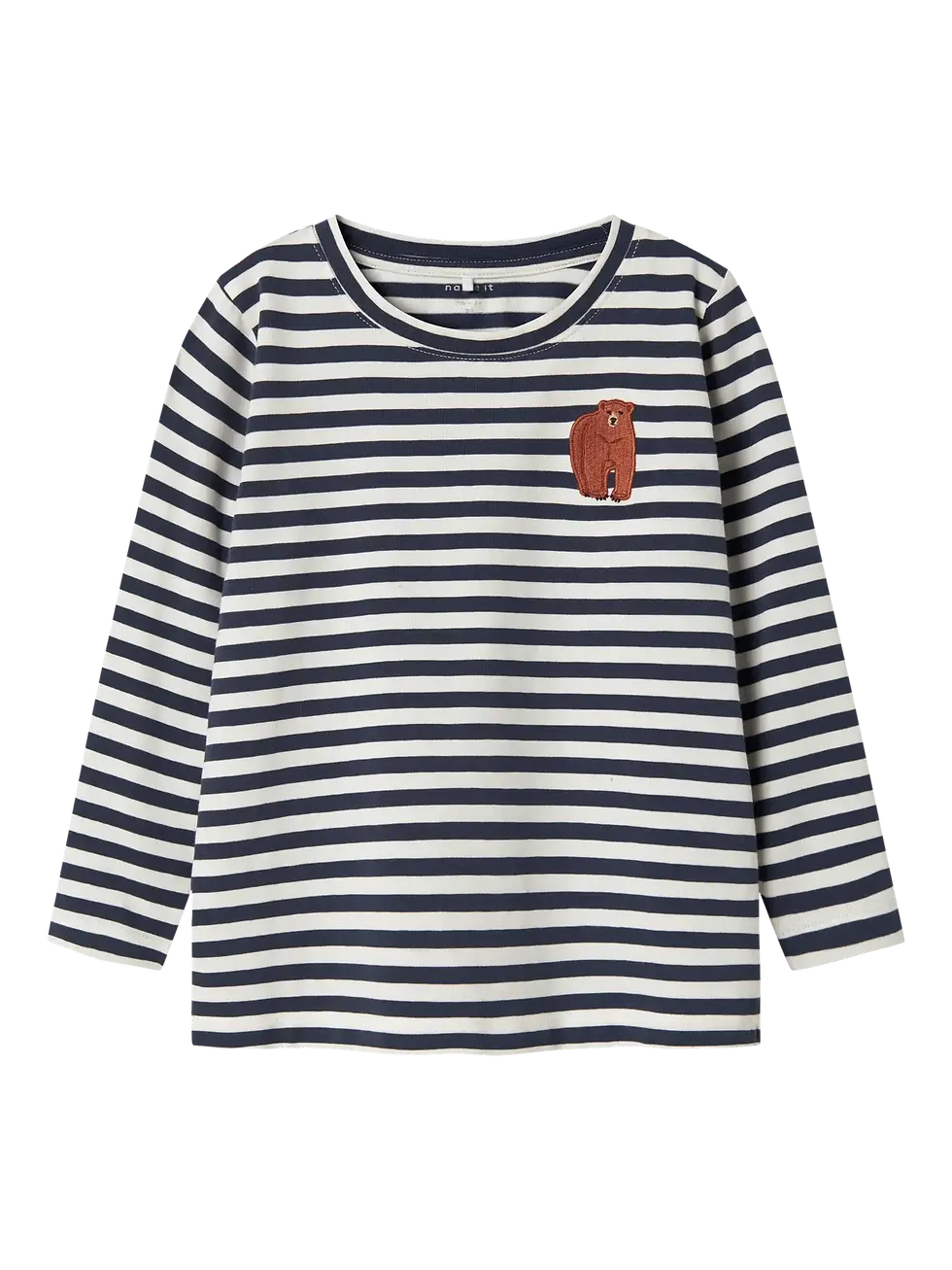 T-shirt-Nitu-rayé-bleu-marine-Name-it