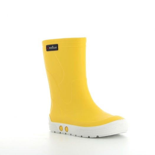 Miniature : Bottes-Airport-jaune-blanc-Méduse