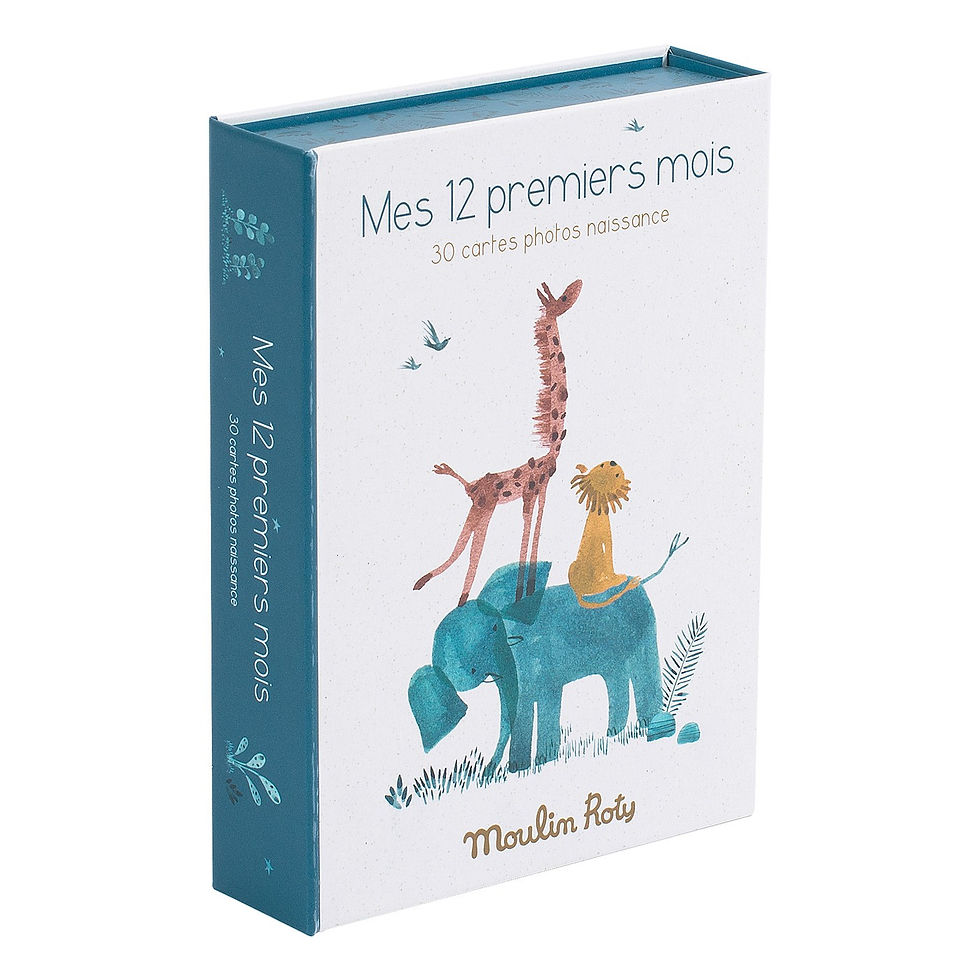 Miniature : Cartes Mes 12 premiers mois Sous mon baobab - Moulin Roty