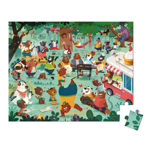 Miniature : Puzzle La cousinade des ours 54 pièces - Janod