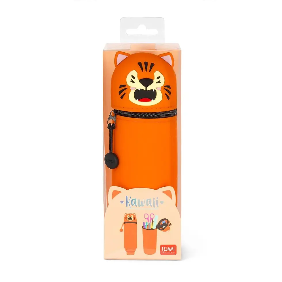 Miniature : Trousse-2-en-1-en-silicone-Tigre-Legami