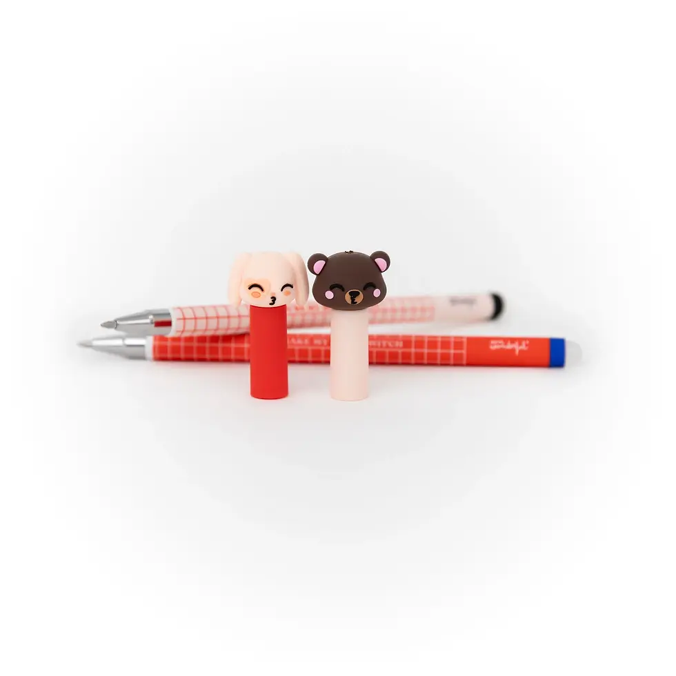 Miniature : Set-de-2-stylos-effaçables-Bo-Bo-You’re-my-honey-b-Mr-Wonderful