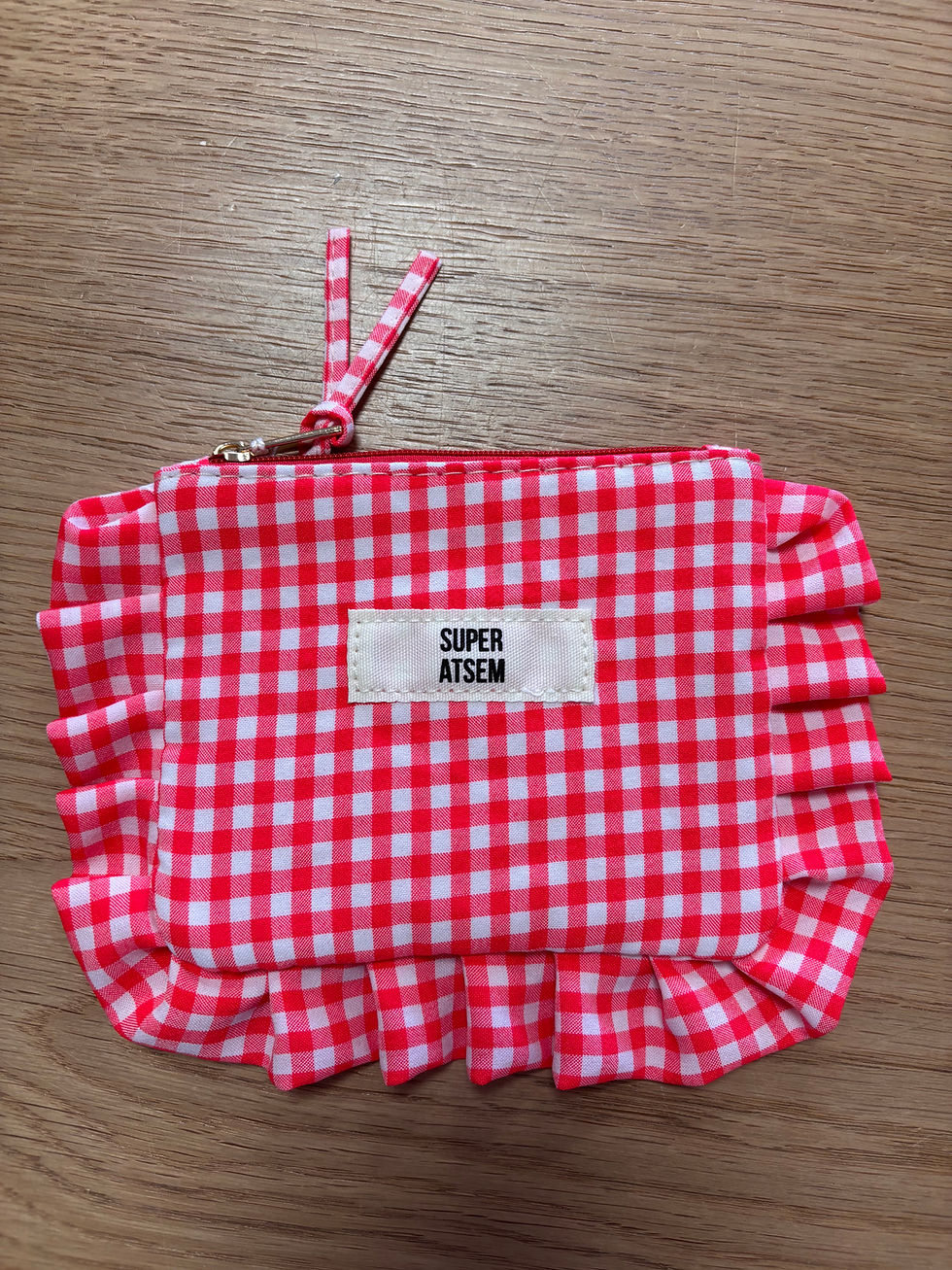 Petite-Pochette-froufrou-Super-Atsem-vichy-rouge