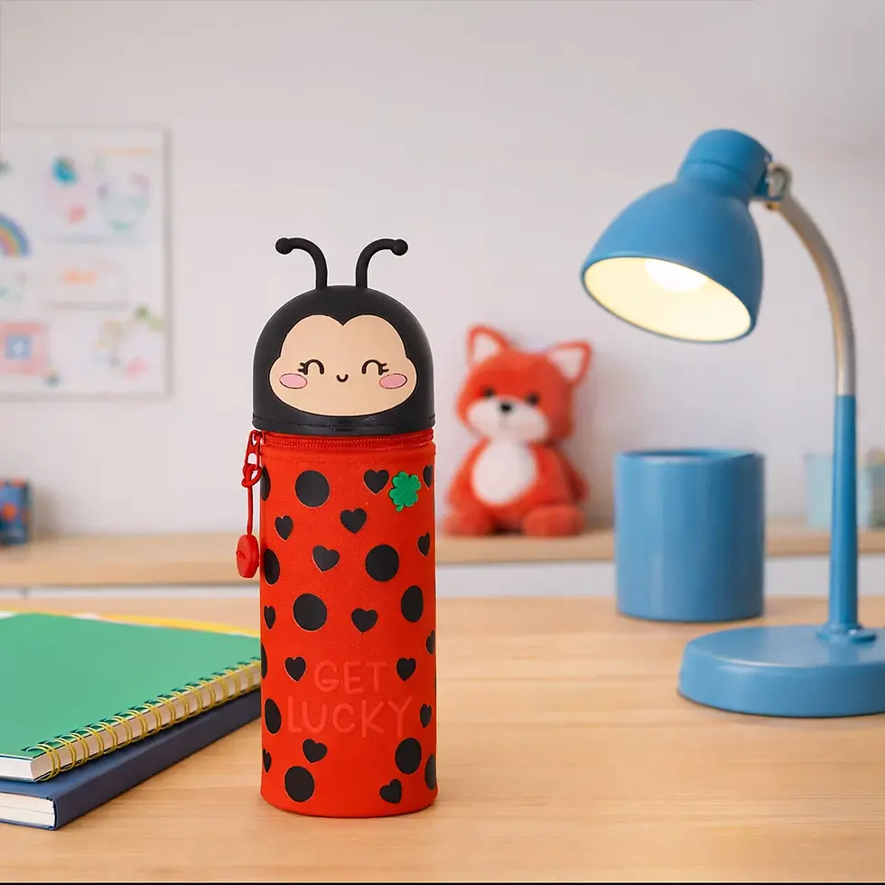 Miniature : Trousse-silicone-Coccinelle-Legami