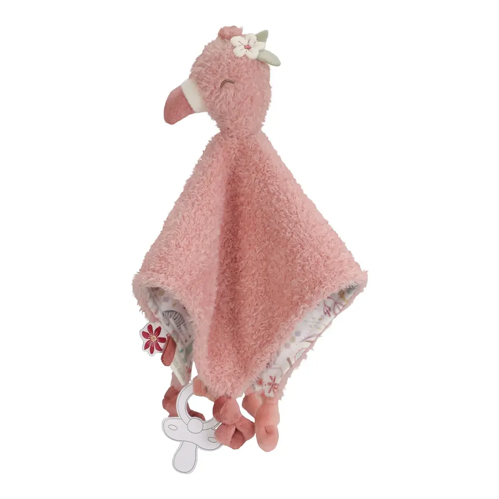 Doudou-Flamant-Rose-Safari-Friends-Little-Dutch
